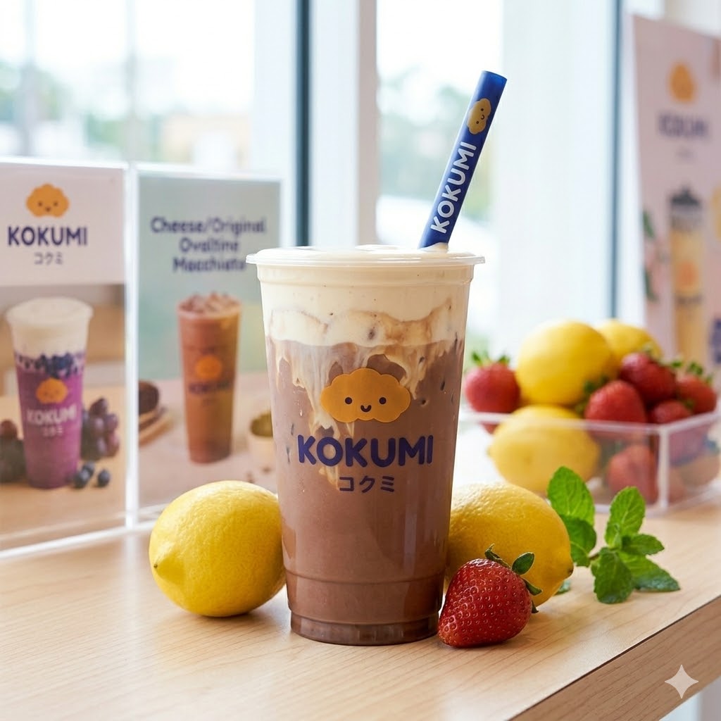 Cheese Original Ovaltine Macchiato – Minuman ovaltine dengan topping cheese